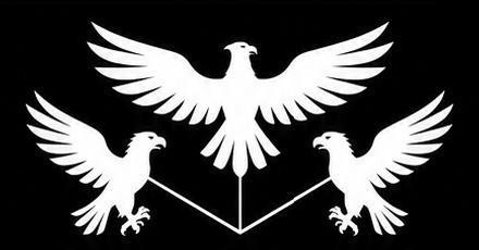 Three white eagles
